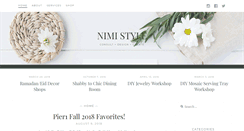 Desktop Screenshot of nimistyle.com