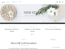 Tablet Screenshot of nimistyle.com